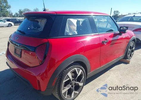 2025 Mini Hardtop Cooper S из США, поврежденный, VIN WMW23GD08S2W21820